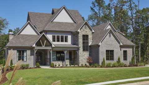 Grey Brick house in Pell City