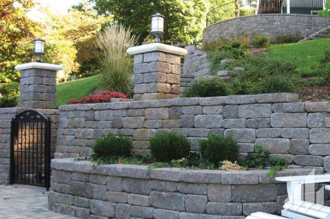Stone Brick Outdoor Display