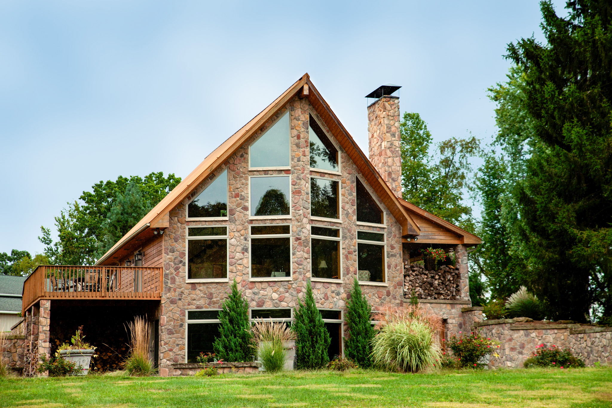 House made of Fieldstone
