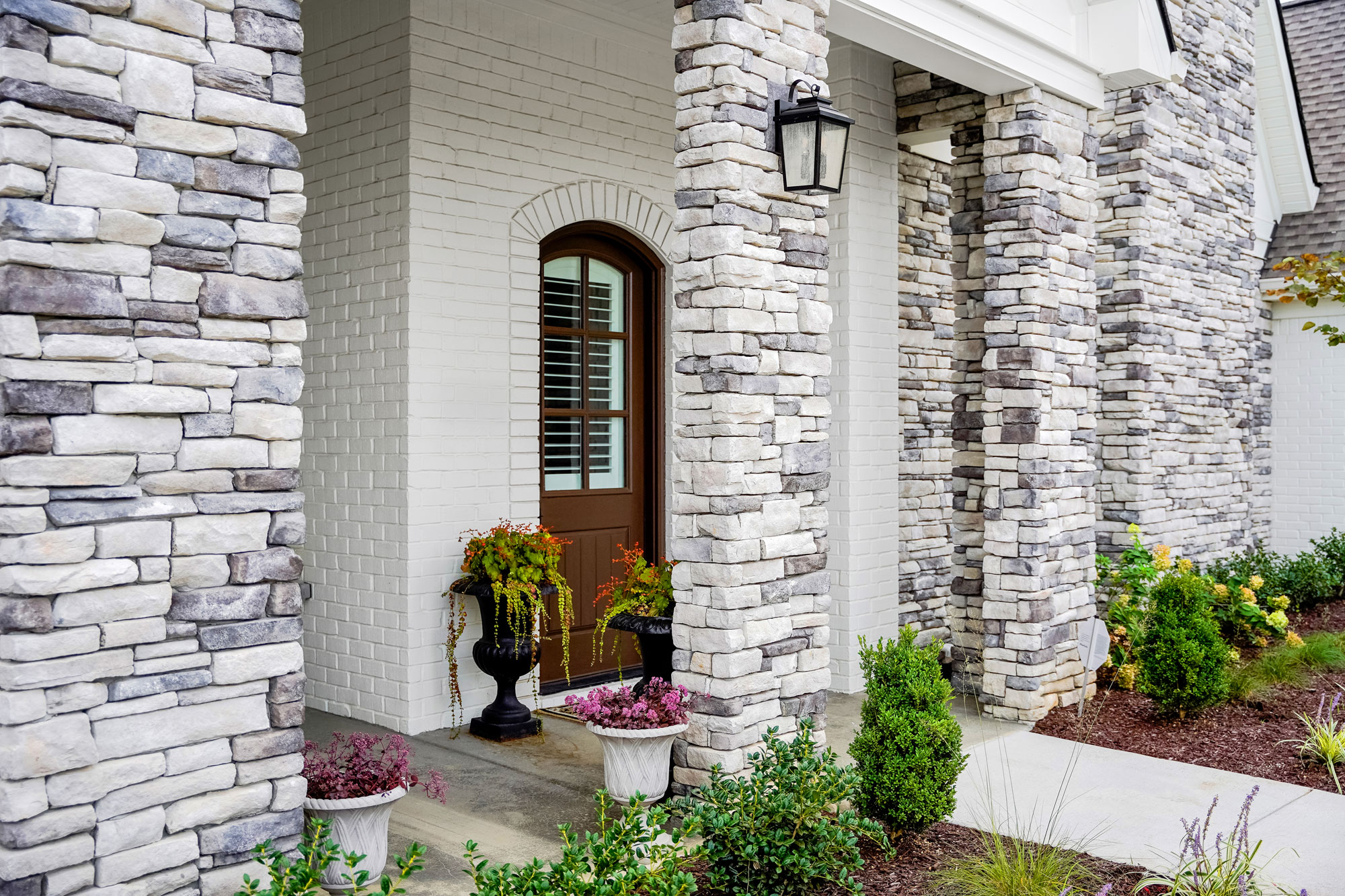 Exterior home with Ledgestone